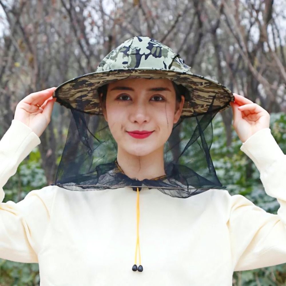 Agriculture Farming Hats - Anti Mosquito Net Beekeeping Hat Face