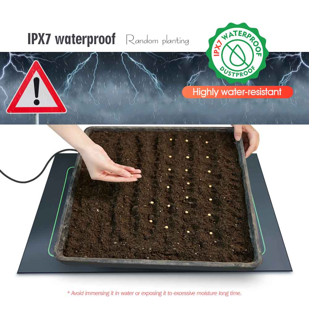 7-100W Plants Heating Pad with - đánh giá và giá Seedling Heat Mat