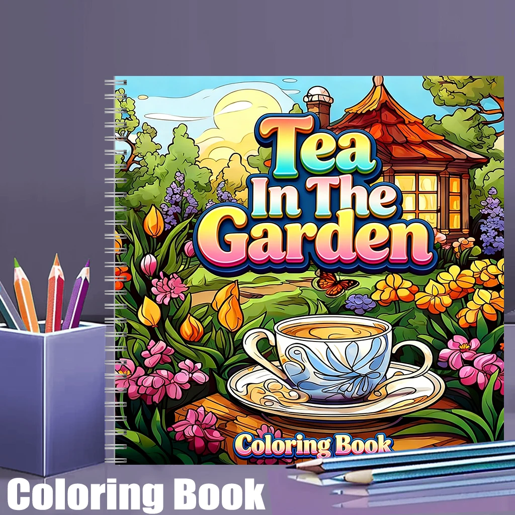 Tea In The Gardens Coloring Bo - đánh giá và giá Farming And Agriculture